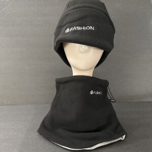 Fleece Hat and Neck Gaiter Set Unisex One Size Cozy warm Outdoor ski snow sport